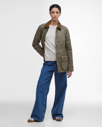 Barbour Jakke Dame Polar Quilt Brown - Barbour Fashionmanifest