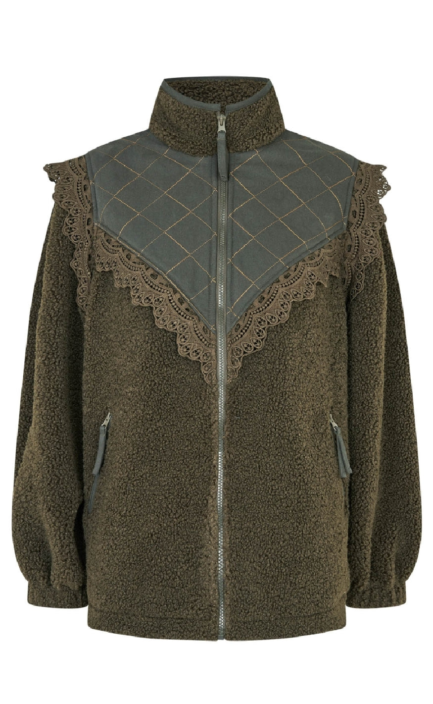 Grøn Lollys Laundry Jakke Fall Dark Green - Lollys Laundry Fashionmanifest - 5712793384087