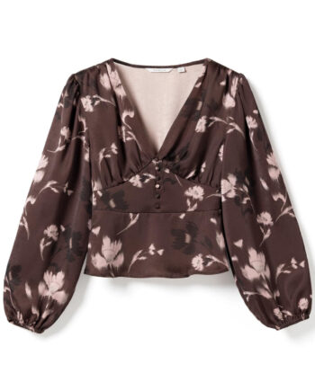 Dena Burgundy P Noella Bluse Lilith Rint - Noella Fashionmanifest  - 5714694944834