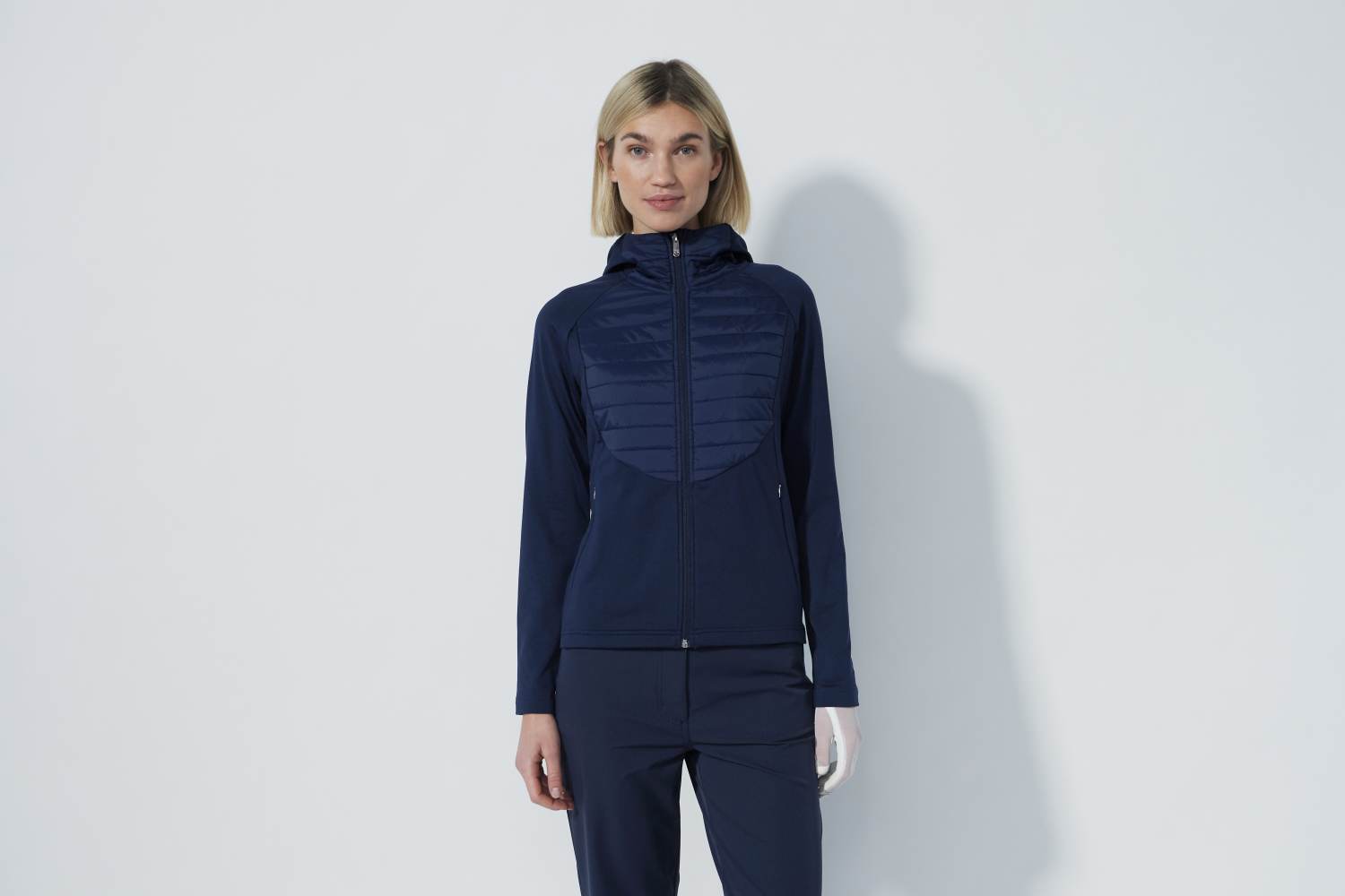 Navy Daily Sports Allos Hybrid Dame Jakke Str - Daily Sports Fashionmanifest - 7314341314522