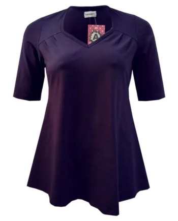 Lilla Plus Size Bluse Hoshi Purple - Amamiko Fashionmanifest