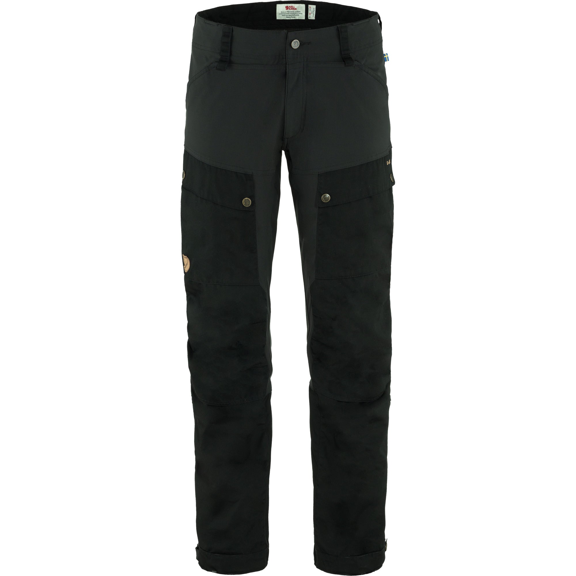 Sort Fjallraven Keb Trousers Regular Black - Fjällräven Fashionmanifest - 7323450915452