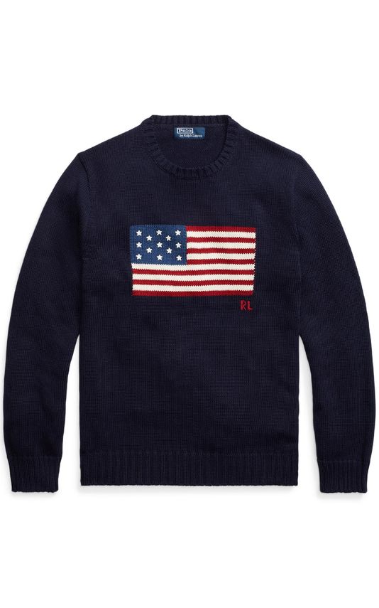 S Flag Long Leeve Pullover - Ralph Lauren Fashionmanifest - 3616538121956