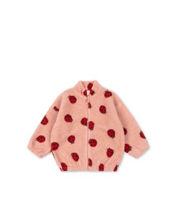 Pink Konges Sløjd Jody Teddy Jakke Grs Ladybug - Konges Sløjd Fashionmanifest  - 5715681084496