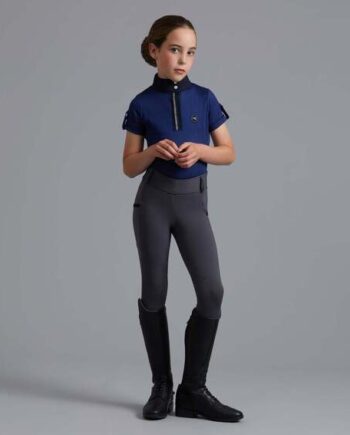 Premier Equine Concerto Ridetights Til Piger Dove Stone Grey - Premier Equine Fashionmanifest
