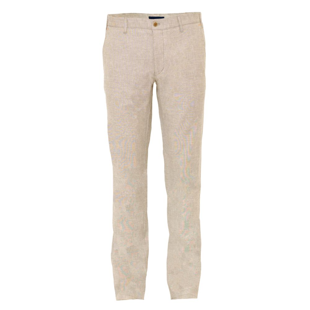 Beige Sunwill Hør Bukser Modern Fit Normal - Sunwill Fashionmanifest