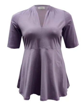 Lilla Plus Size Bluse Sendai Lavender - Amamiko Fashionmanifest